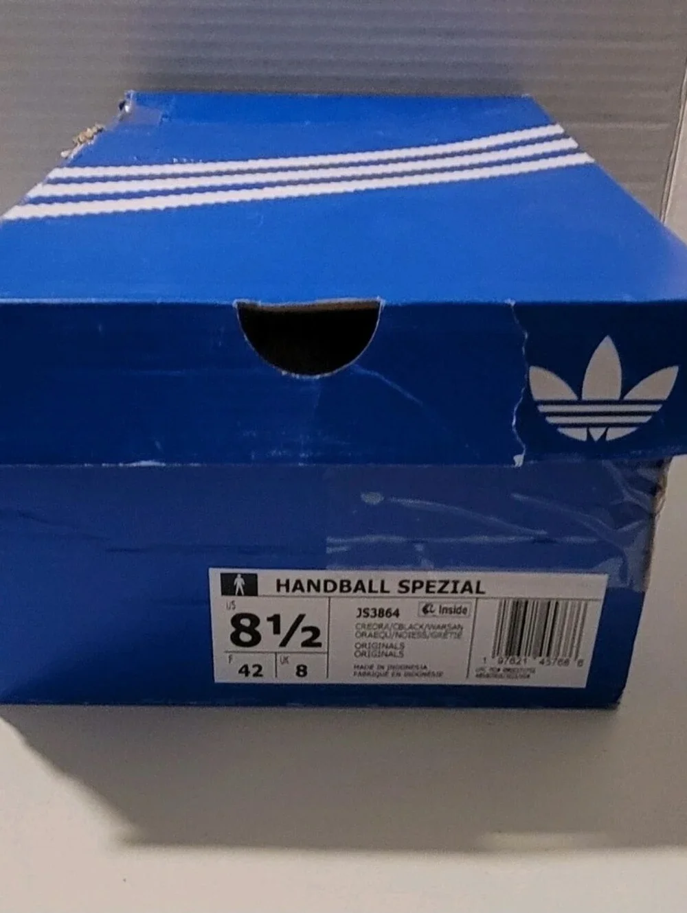 Men's Adidas Handball Spezial Crew Orange & Black 8.5